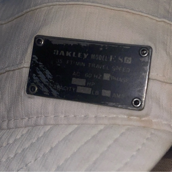 Oakley Cream Military-Style Cadet Cap with Metal Logo Plate main image 9